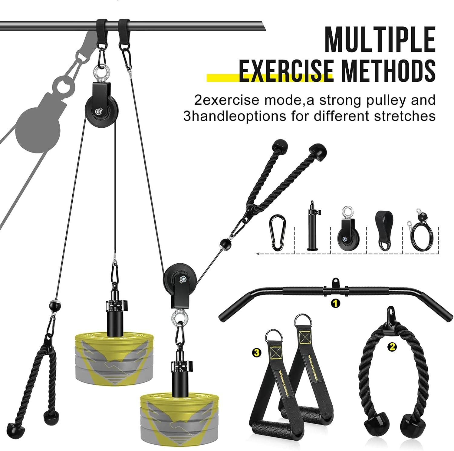 Fitness LAT and Lift Pulley System Gym Review