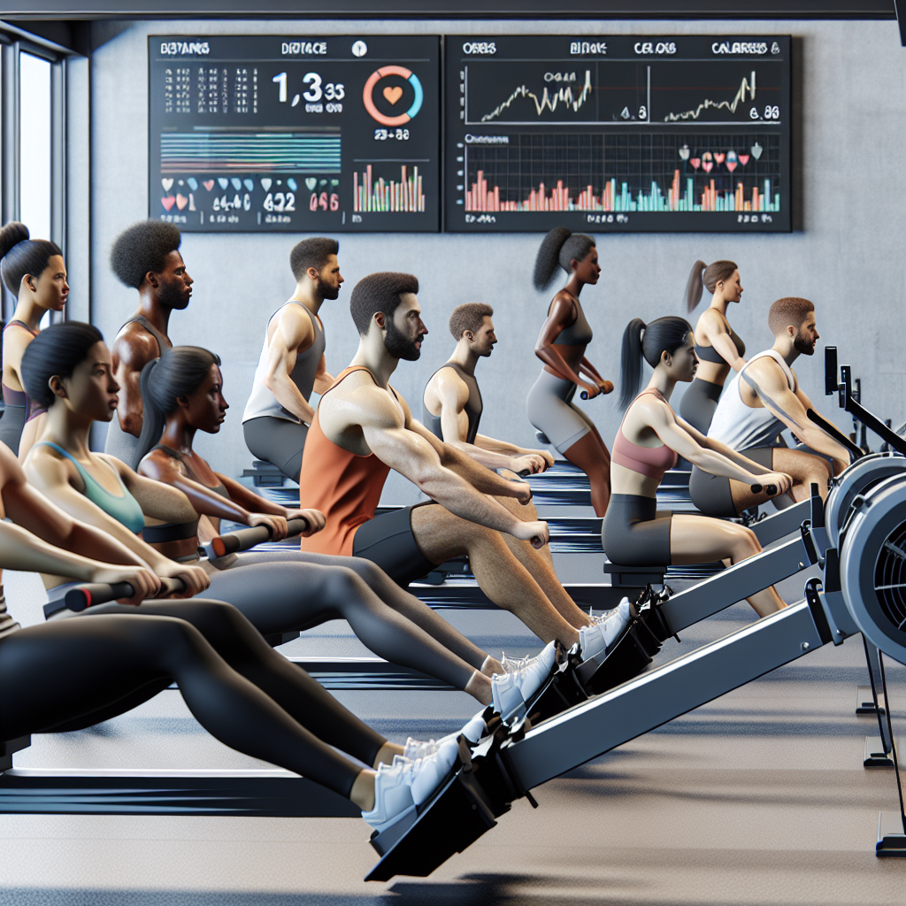 Achieve Fitness Goals with the Help of a Rowing Machine at the Gym
