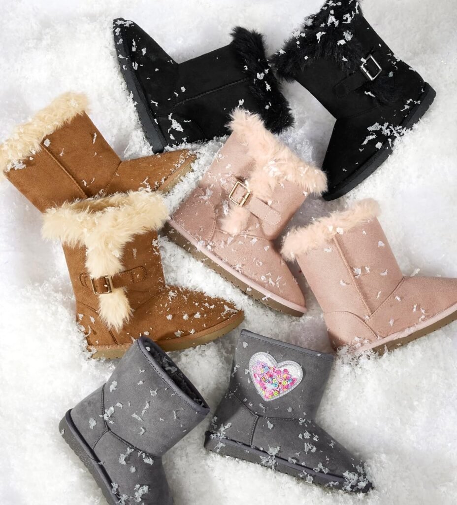 The Childrens Place Girls Warm Lightweight Winter Boot Seasonal Fashion