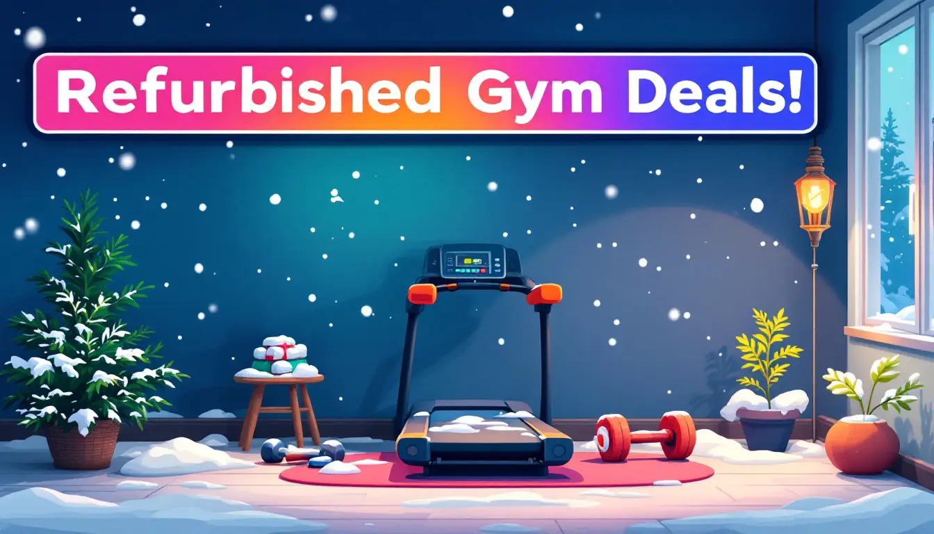 Consider Refurbished Gym Equipment or open-box items